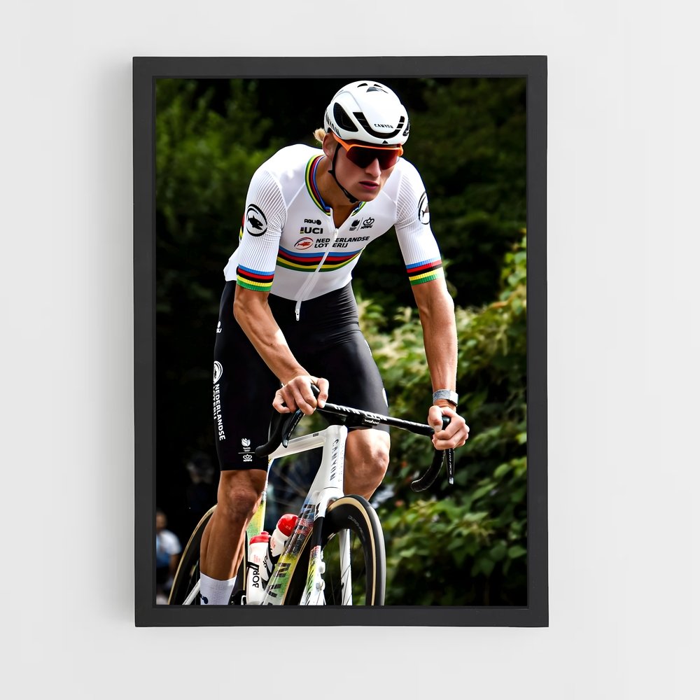 Poster L'Ascension de Mathieu – affiche Cyclisme (vue 2)